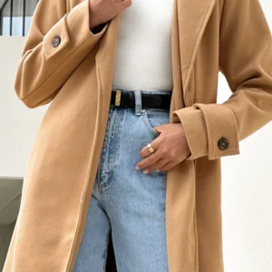 Lue Trench Coat - Winter White